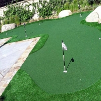 Fake Grass Casmalia, California Outdoor Putting Green, Backyard Landscaping Ideas