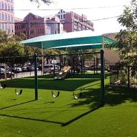 Plastic Grass Sierra Madre, California Playground Turf, Commercial Landscape