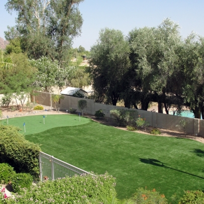Fake Lawn Fullerton, California Putting Green, Beautiful Backyards