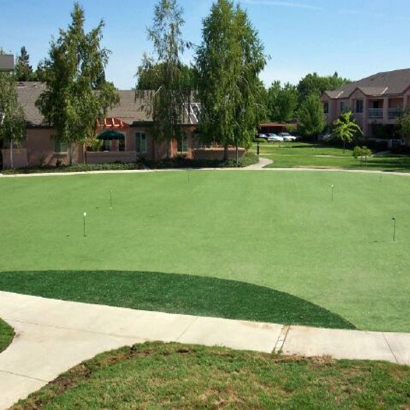 Plastic Grass Sedco Hills, California Putting Green Flags, Commercial Landscape