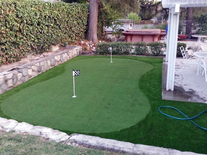 Artificial Grass Installation Palos Verdes Estates, California Golf Green, Backyards