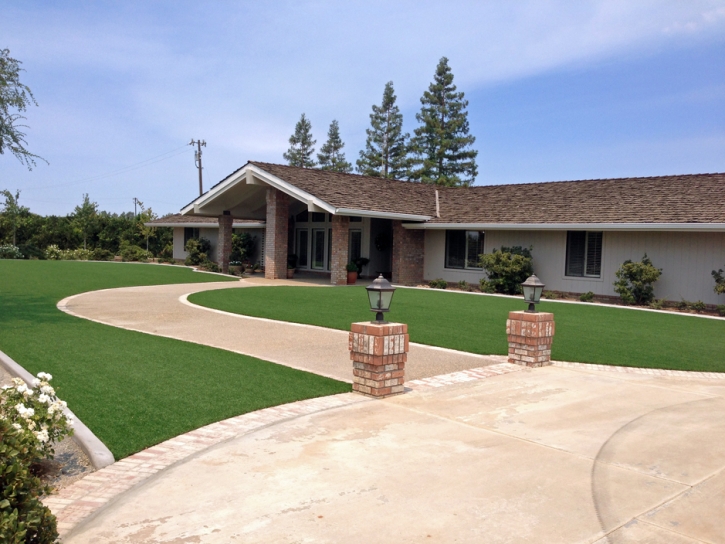 Artificial Lawn California Hot Springs, California Backyard Deck Ideas, Front Yard Landscape Ideas