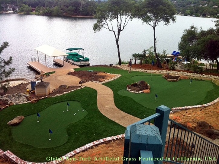 Outdoor Carpet Santa Paula, California Indoor Putting Green, Backyard Landscaping